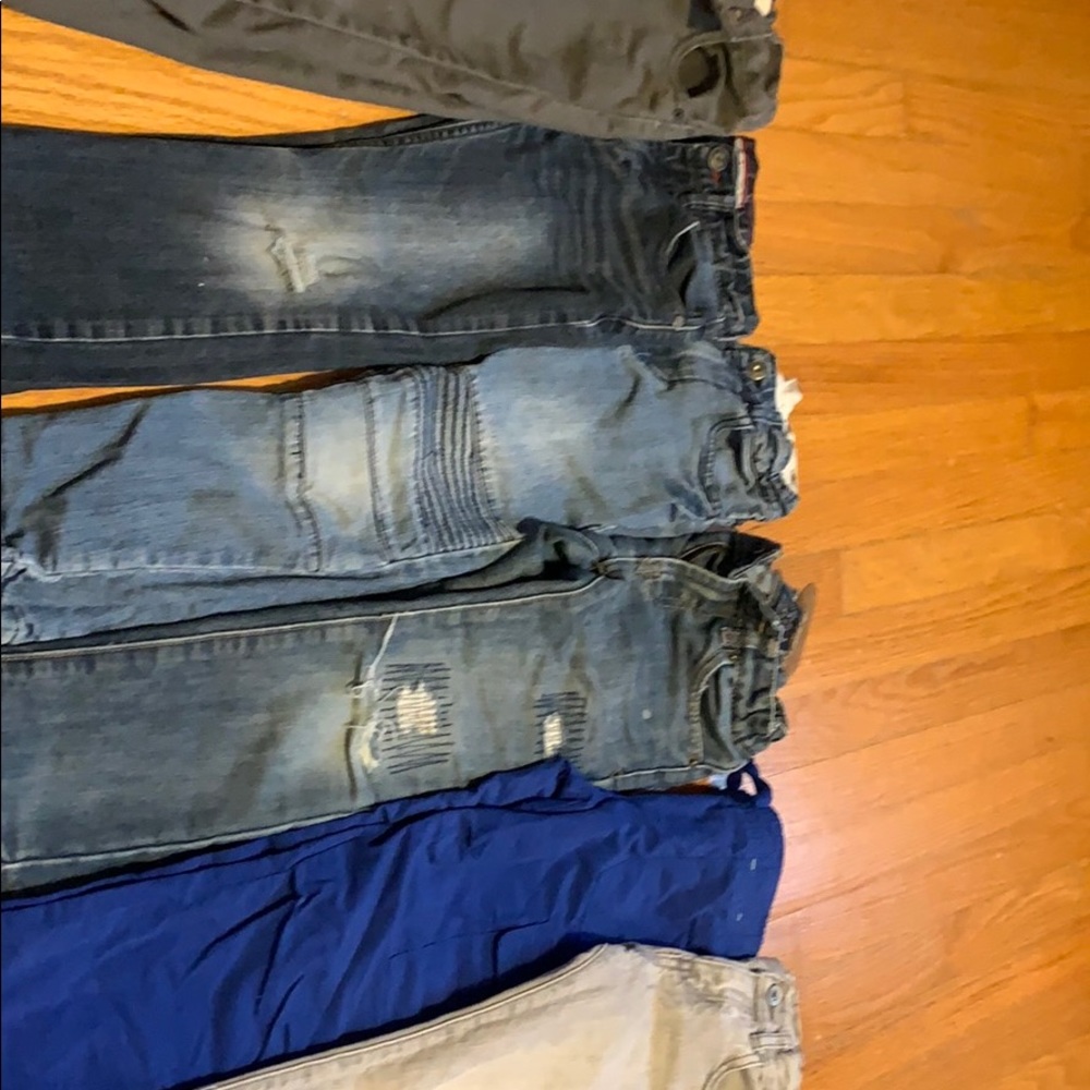 7 Used sizes 5-6 toddler boy pants. Brand names